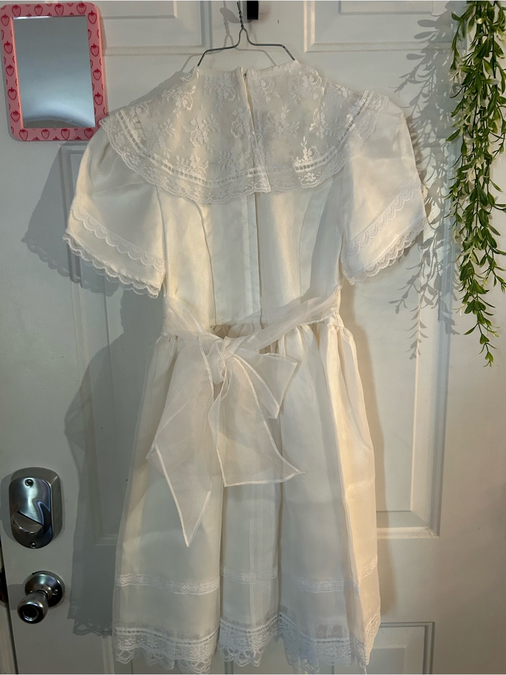 Gunne Sax White Lace Mini Dress - Picture 5 of 7